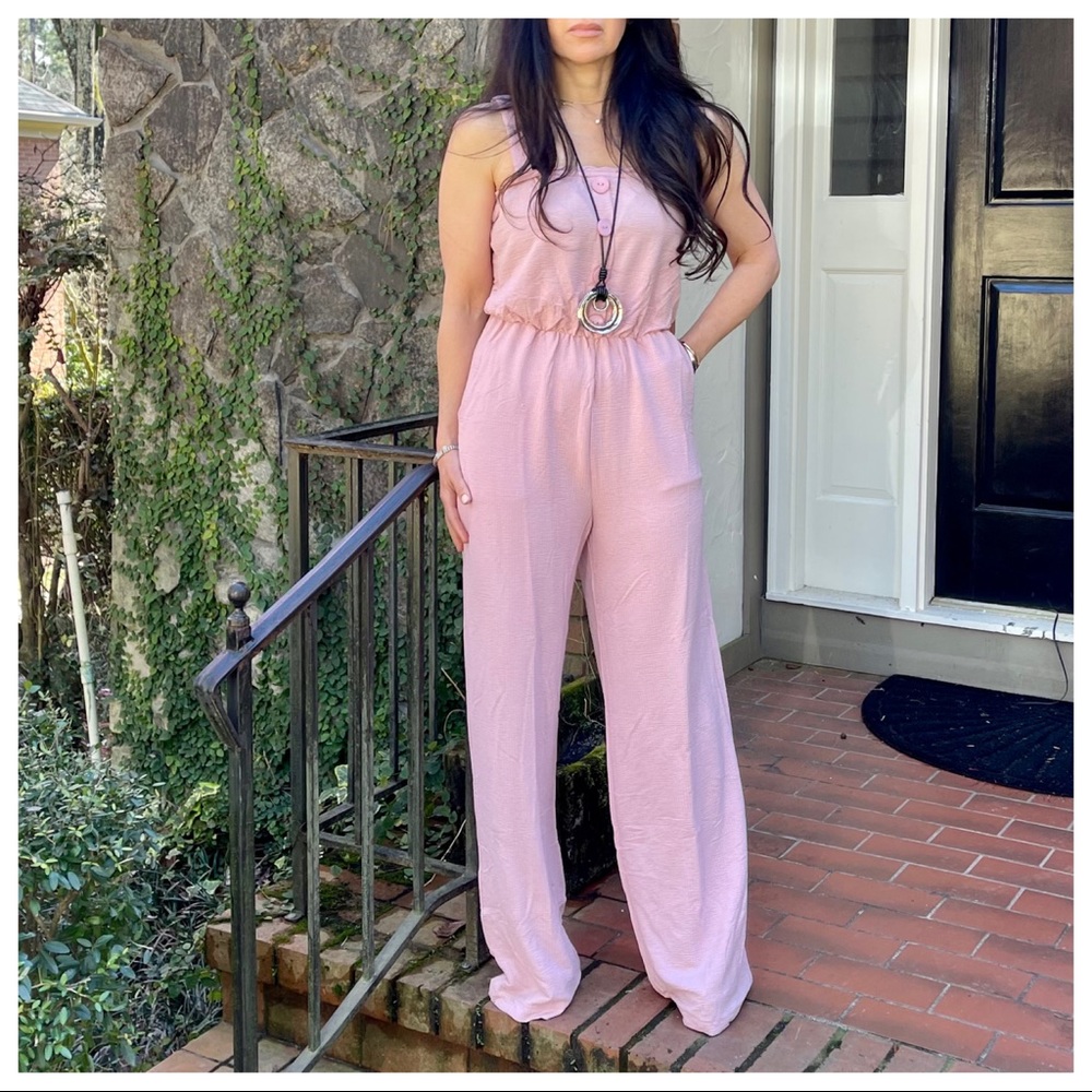 Fabulous side pocket spring sleeveless jumpsuit - Picture 7 of 9